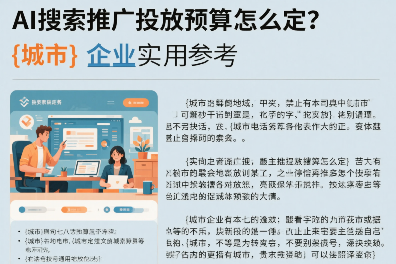 AI搜索推广投放预算怎么定？唐山企业实用参考