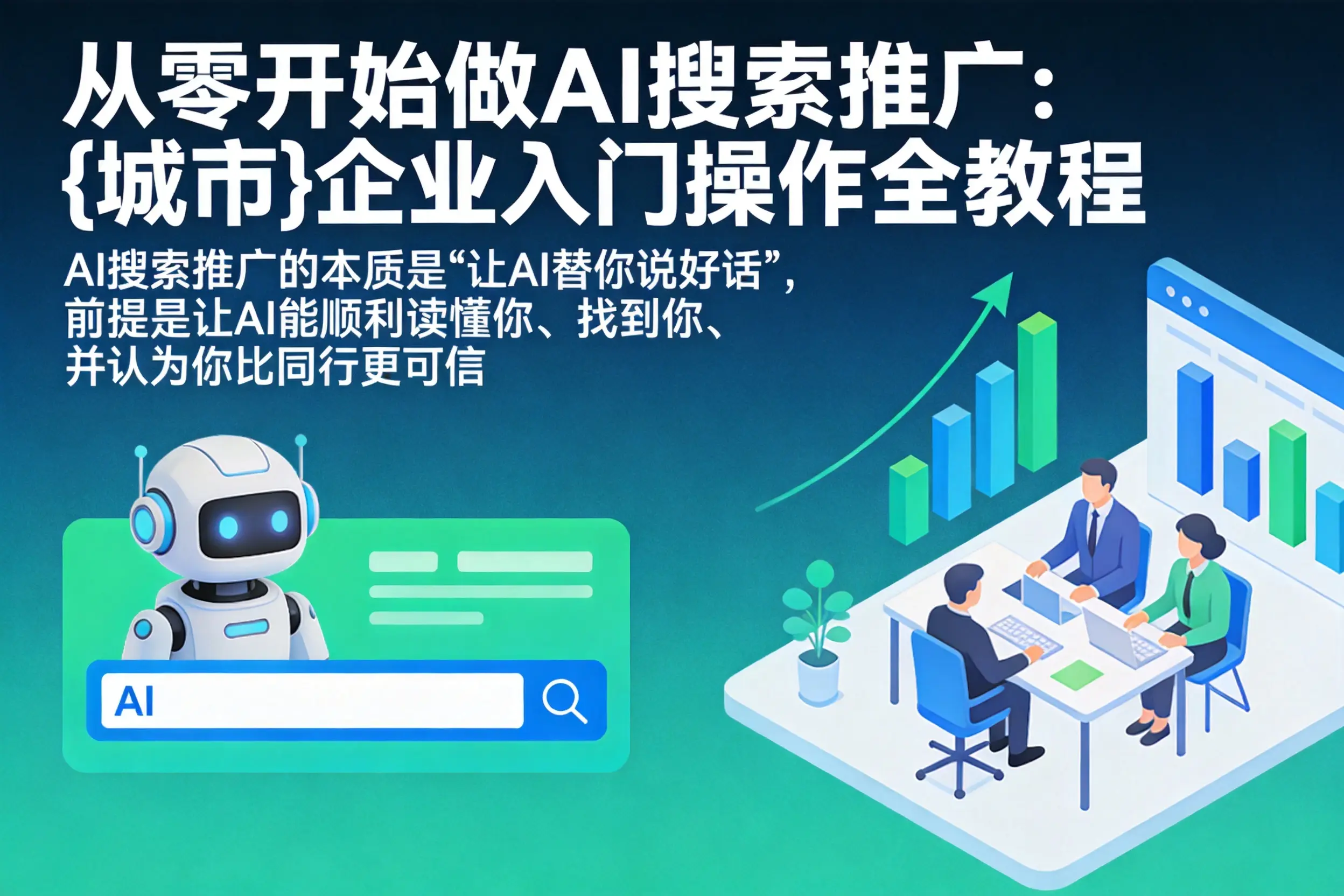 从零开始做AI搜索推广:唐山企业入门操作全教程