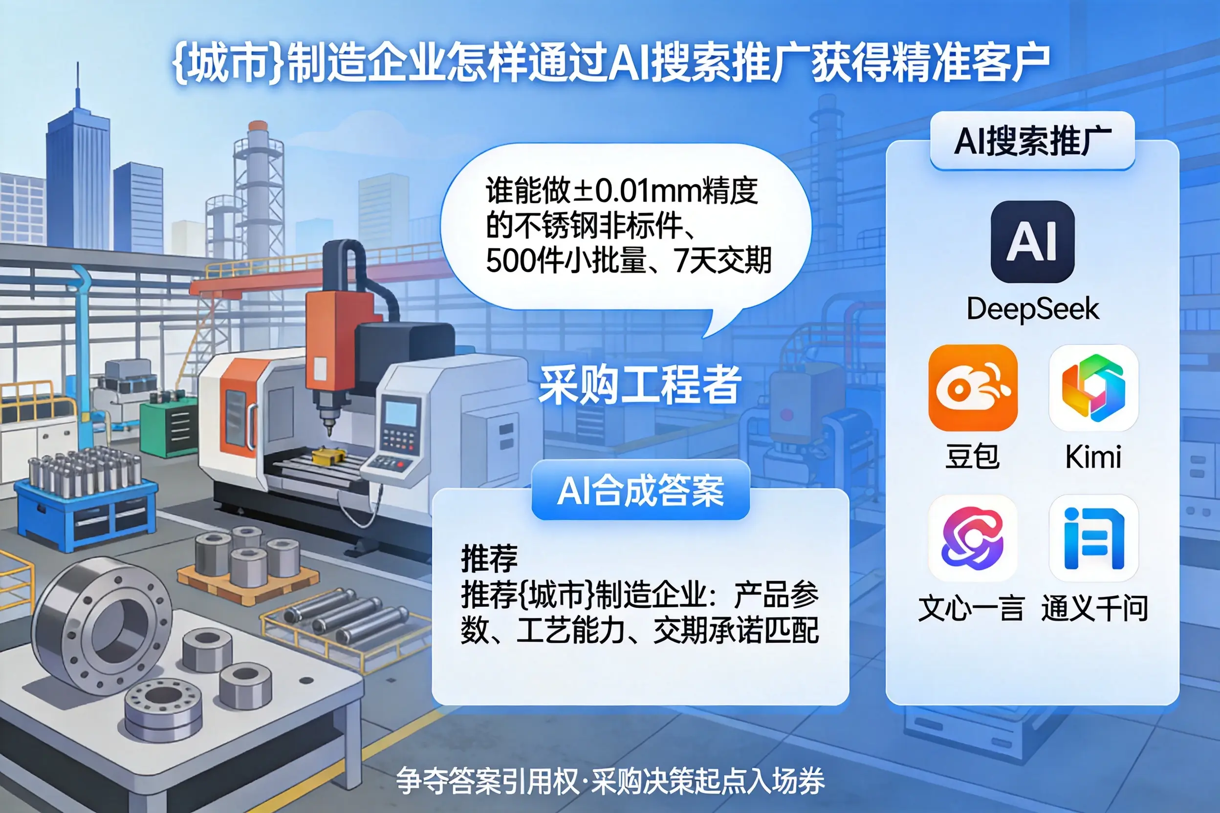 唐山制造企业怎样通过AI搜索推广获得精准客户