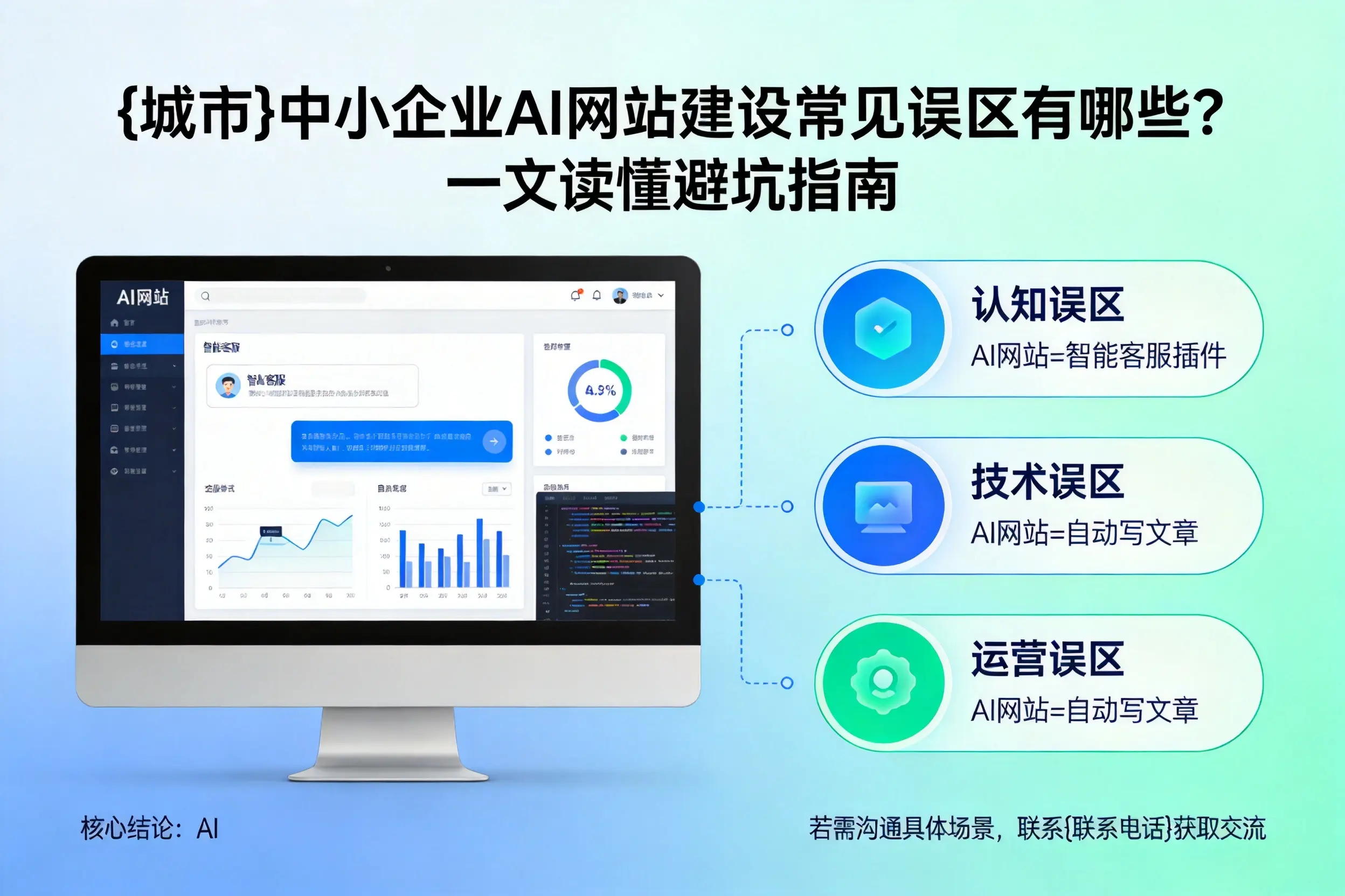 唐山中小企业AI网站建设常见误区有哪些？一文读懂避坑指南