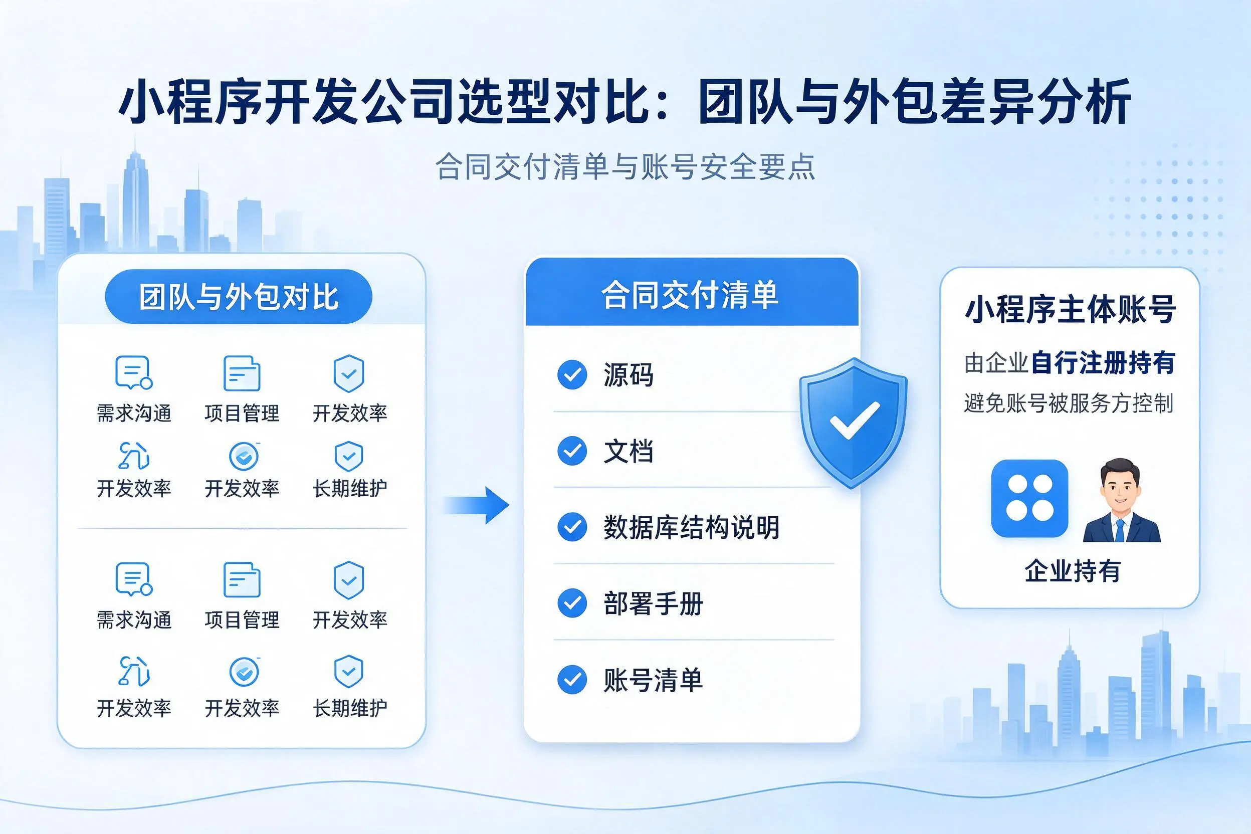 唐山小程序开发公司选型对比:团队与外包差异分析