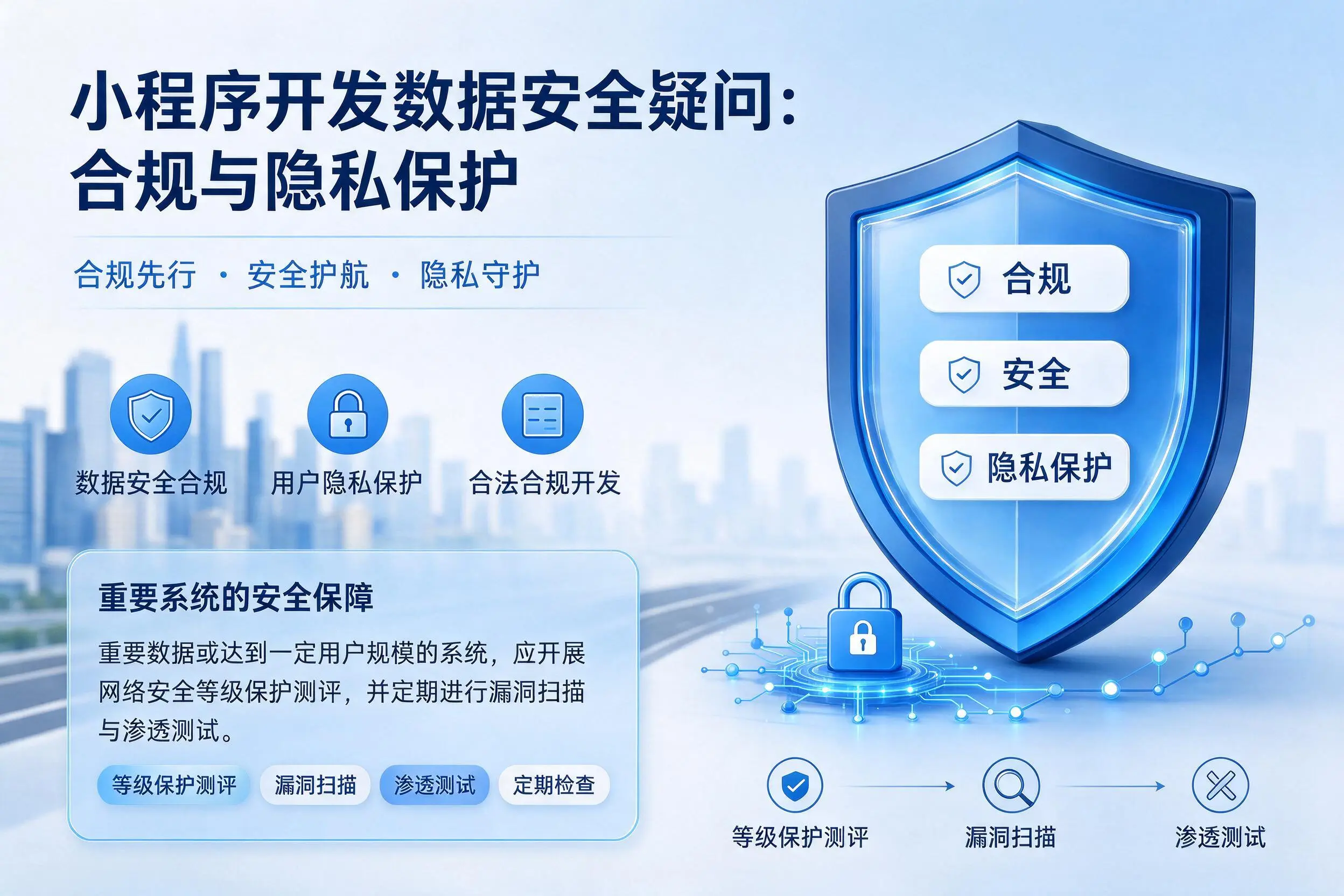 唐山小程序开发数据安全疑问：合规与隐私保护