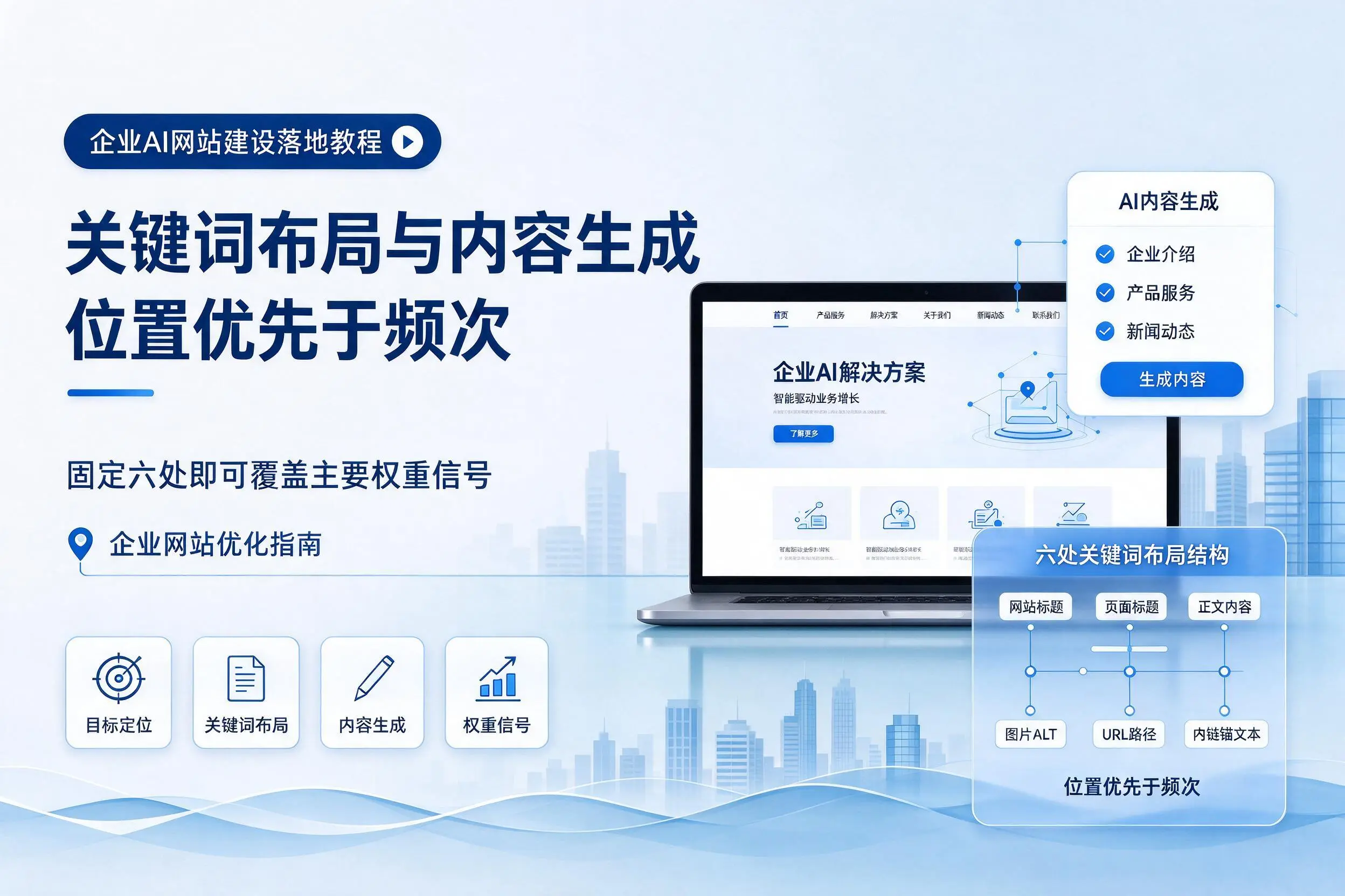 唐山企业AI网站建设落地教程:关键词布局与内容生成